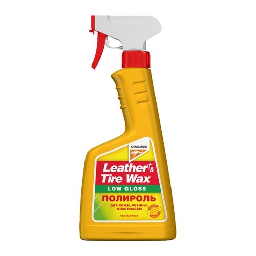 Полироль матовый (кожа, резина, пластик) Leather & Tire Wax Low Gloss, 500 мл
